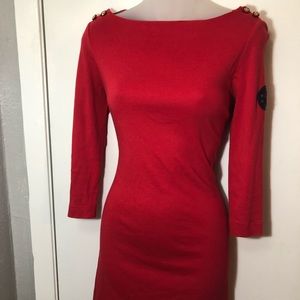 Tory Burch Mid-Sleeve dress